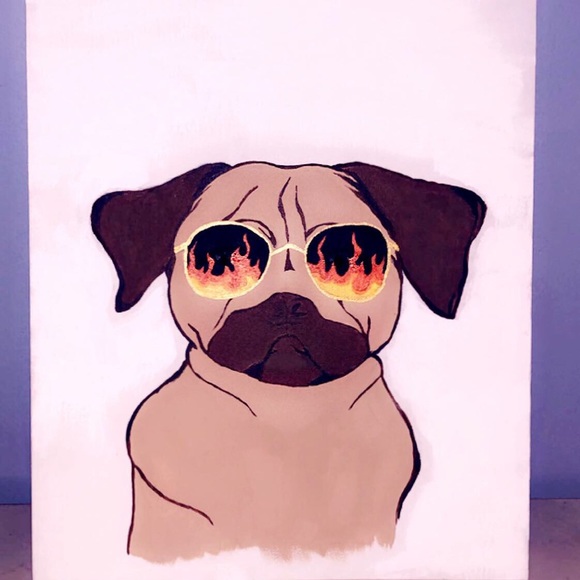 Cool pup painting - Picture 3 of 3